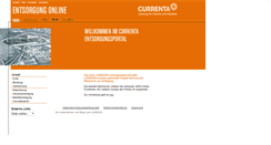 Desktop Screenshot of entsorgung.currenta.de